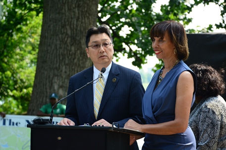 Mayor Pugh announces start of New Druid Lake Project 